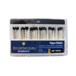 EdgeSEQUEL Paper Point 06 Taper Size 40 Pack of 60