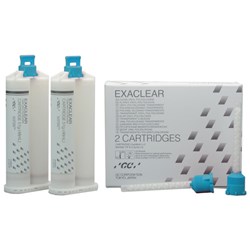 GC EXACLEAR - 2 x 48ml Cartridges and 6 Mixing Tips