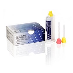 GC FIT CHECKER Advanced - Blue - 2 x 56g Cartridges and 6 Mixing Tips