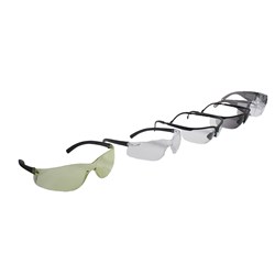 Henry Schein Safety Glasses - Black Lens - Adjustable Sides - Antifog