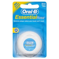 ORAL B Essential Floss Waxed 50m Pack of 6