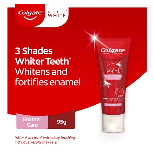Colgate Optic White Enamel White Toothpaste 95g x 12
