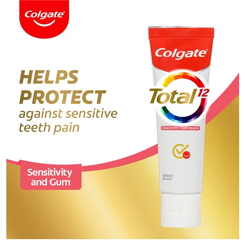 Colgate Total Sensitivity and Gum fluoride toothpaste115gx12