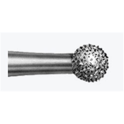 Komet Diamond Bur - 242-021 - Round Surgical - Straight (HP), 5-Pack
