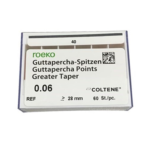 ROEKO GP Points Greater Taper Size 40 0.06 Taper Box of 60