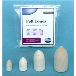 Felt Cone Pointed Large 40mm Pack of 10