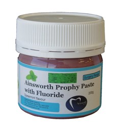 Ainsworth Prophylaxis Paste - Spearmint Flavoured Fluoride, 200g Jar