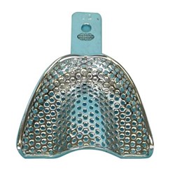 Stainless Steel Impression Tray Perforated Large Upper