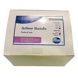 Arbor Bands Medium Grit 19mm Pack of 100