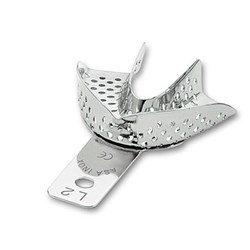 Stainless Steel Impression Tray Perforated Lower Size 2