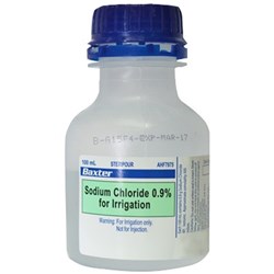 Sodium Chloride Irrigation 0.9% 100ml Bottle