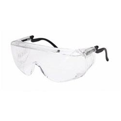 OVERRIDE Safety Glasses 45g Clear Over Prescrip Adjust Arm