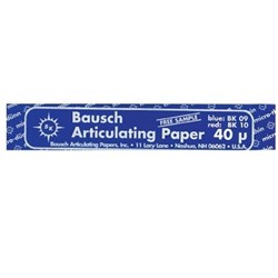 BAUSCH Articulating Paper BK09 Blue 200 Strips in Box 40u