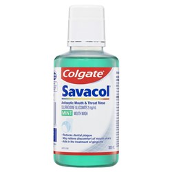 Colgate Savacol Original Antiseptic Rinse 300ml x4
