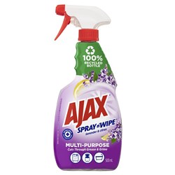 Ajax Spray n'Wipe Lavender Antibac 500ml Trigger Pk -8