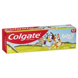 Colgate  Bluey Mild Mint Gel Toothpaste 2-5 years X12