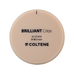 Coltene BRILLIANT Crios Disc - Shade A1 - Low Translucent - Size H14 - 14 x 98.5mm