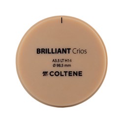 Coltene BRILLIANT Crios Disc - Shade A35 - Low Translucent - Size H14 - 14 x 98.5mm