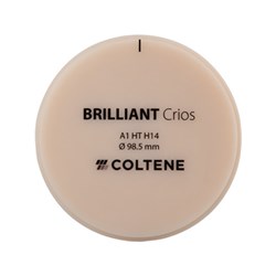 Coltene BRILLIANT Crios Disc - Shade A1 - High Translucent - Size H14 - 14 x 98.5mm