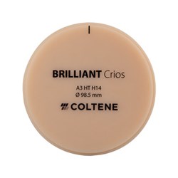 Coltene BRILLIANT Crios Disc - Shade A3 - High Translucent - Size H14 - 14 x 98.5mm