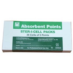 HYGENIC Paper Points Size 30 Sterile Cell Pack Box of 180