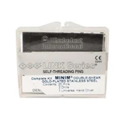 TMS Link Minim Double Shear Pin Diam .525mm Silver Pk 20