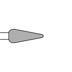 Komet Diamond Bur - 5893-047 - Super Coarse - Straight (HP), 1-Pack