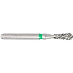 Komet Diamond Bur - 6830RL-018 - Pear Round Long - Coarse - High Speed, Friction Grip (FG), 5-Pack