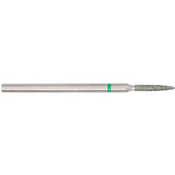 Komet Diamond Bur - 6863-016 - Flame Long - Coarse - High Speed, Friction Grip (FG), 5-Pack