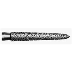 Komet Diamond Bur - 6879K-023 - Torpedo - High Speed, Friction Grip (FG) - Coarse, 5-Pack