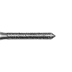 Komet Diamond Bur - 6886-016 - Cylinder Long - Coarse - High Speed, Friction Grip (FG), 5-Pack
