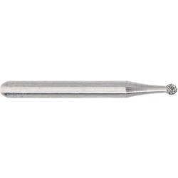 Komet Diamond Bur - 801-010 - Round - High Speed, Friction Grip Short (FGS), 5-Pack