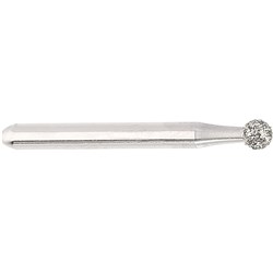 Komet Diamond Bur - 801-018 - Round - High Speed, Friction Grip Short (FGS), 5-Pack