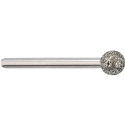 Komet Diamond Bur - 801-035 - Round - High Speed, Friction Grip (FG), 5-Pack