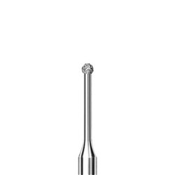 Komet Diamond Bur - 801M-012 - Microprep - Round - High Speed, Friction Grip (FG), 5-Pack