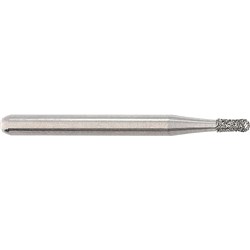 Komet Diamond Bur - 802-010 - Round Coated Neck - High Speed, Friction Grip (FG), 5-Pack