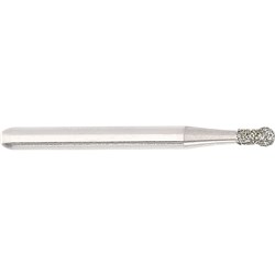 Komet Diamond Bur - 802-014 - Round Coated Neck - High Speed, Friction Grip (FG), 5-Pack