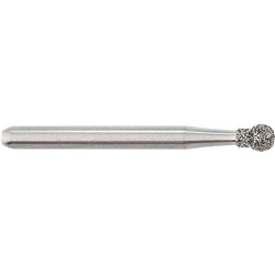 Komet Diamond Bur - 802-018 - Round Coated Neck - High Speed, Friction Grip (FG), 5-Pack