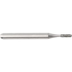 Komet Diamond Bur - 838-008 - Short Cylinder Round - High Speed, Friction Grip (FG), 5-Pack