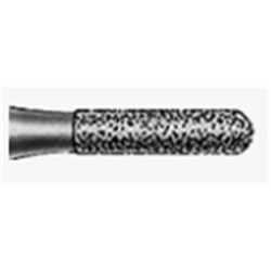 Komet Diamond Bur - 838-012 - Short Cylinder - Round - High Speed, Friction Grip (FG), 1-Pack