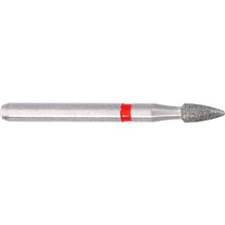 Komet Diamond Bur - 8390-016 - Grenade - Fine Red - High Speed, Friction Grip (FG), 5-Pack