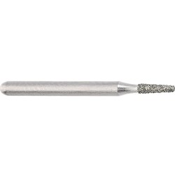 Komet Diamond Bur - 845-012 - Short Flat End Taper - High Speed, Friction Grip (FG), 5-Pack