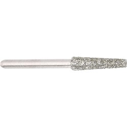 Komet Diamond Bur - 848-023 - Long Flat End Taper - High Speed, Friction Grip (FG), 5-Pack