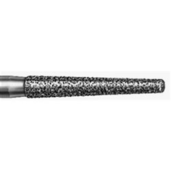 Komet Diamond Bur - 848KR-016 - Long Rounded Taper - High Speed, Friction Grip (FG), 1-Pack