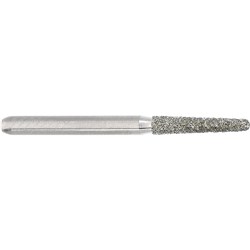 Komet Diamond Bur - 856-016 - Round Tapered Chamfer - High Speed, Friction Grip (FG), 5-Pack