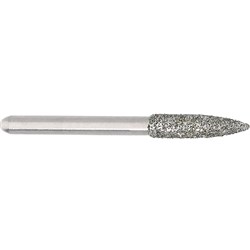 Komet Diamond Bur - 862-021 - Flame - High Speed, Friction Grip (FG), 5-Pack