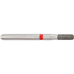 Komet Diamond Bur - 8835KR-014 - Cylinder Short - Fine Red - High Speed, Friction Grip (FG), 5-Pack