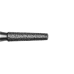Komet Diamond Bur - 8847-014 - Tapered Shoulder - Fine - High Speed, Friction Grip (FG), 5-Pack