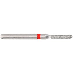 Komet Diamond Bur - 8877-010 - Torpedo - Fine Red - High Speed, Friction Grip (FG), 5-Pack