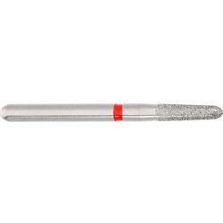 Komet Diamond Bur - 8877K-016 - Torpedo - Fine Red - High Speed, Friction Grip (FG), 5-Pack